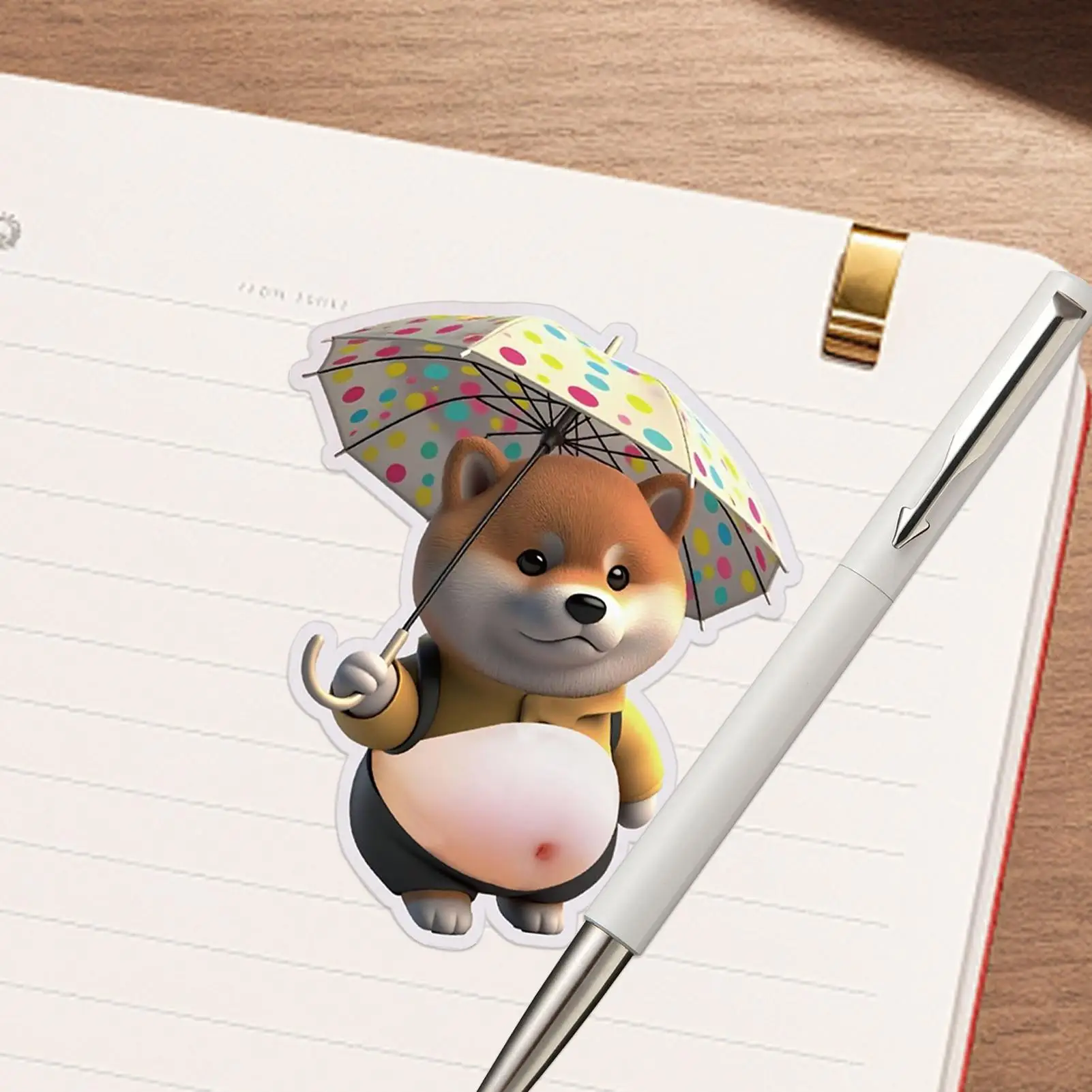 ملصقات ثلاثية الأبعاد الكلب ضغط البطن الشارات هدايا الحفلات ملصقات الزخرفية للأطفال الفتيات المراهقين الكبار حفلة الحسنات جراب هاتف