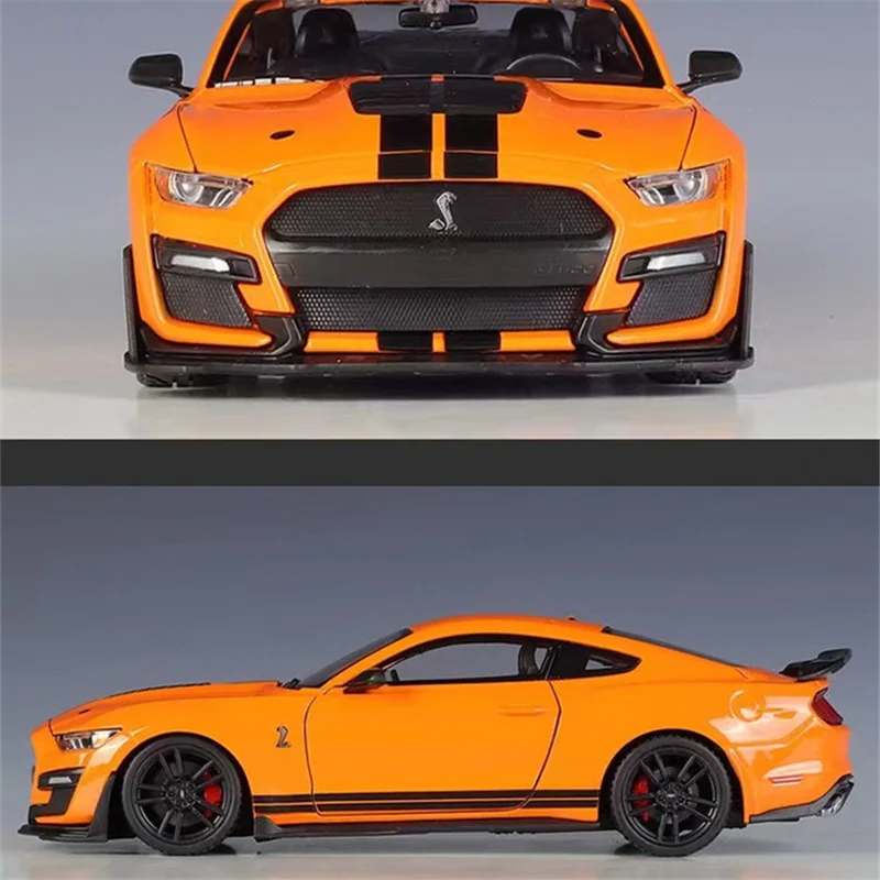 Maisto 1:24 Ford Mustang Shelby GT500 Alloy Sports Car Model Diecasts Metal Toy Racing Car Model Simulation Collection Kids Gift