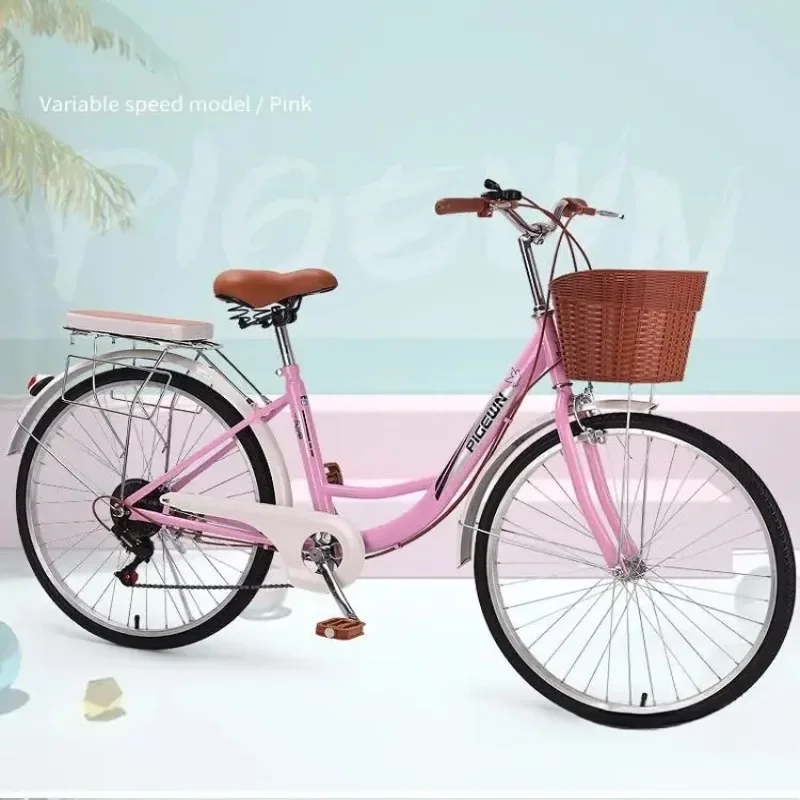 دراجات ركاب خفيفة الوزن فاخرة للجنسين، نظام تروس 24 بوصة 26 بوصة، دراجات ركاب التجارة الخارجية بالجملة #3