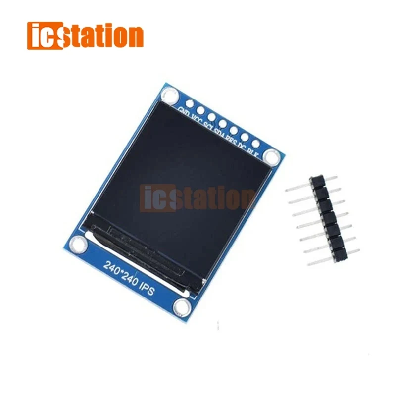 1.3 inch 240*240 IPS Screen ST7789 Drive IC SPI Communication 3.3V Voltage SPI Interface Full Color LCD OLED Display