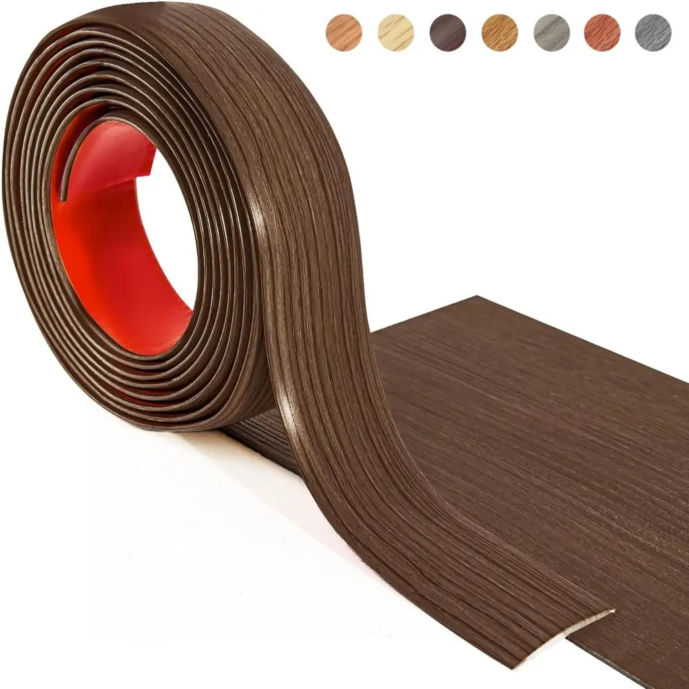 

2024 Carpet To Tile Floor Transition Strip Wear-resistant Self Adhesive Edging Trim Strip Household PVC Threshold Cover Doorway