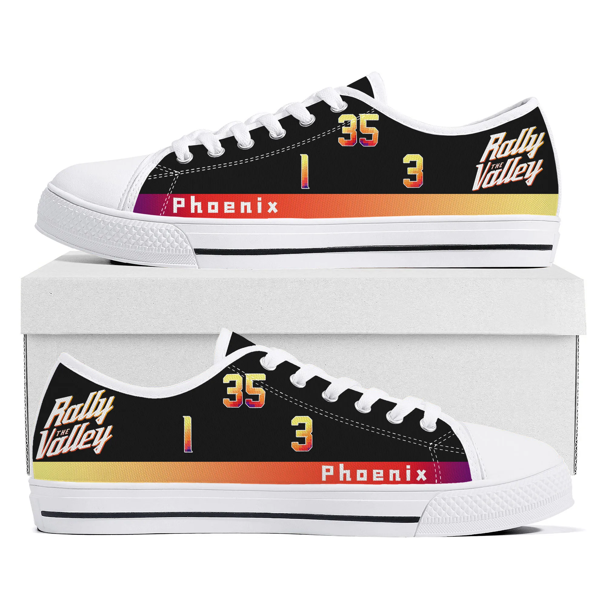 Phoenix Number 35 3 1 Rally the Valley Low Top Sneakers Mens Womens Teenager High Quality Canvas Sneaker Casual Custom Made Shoe