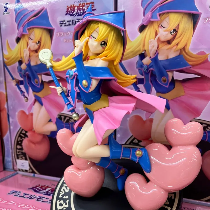 Original Yu-Gi-Oh! Dark Magician Girl Dmg Genuine Sk Japan Hereditail  Pvc Action Figure Anime Figure Model Toys Christmas Gift