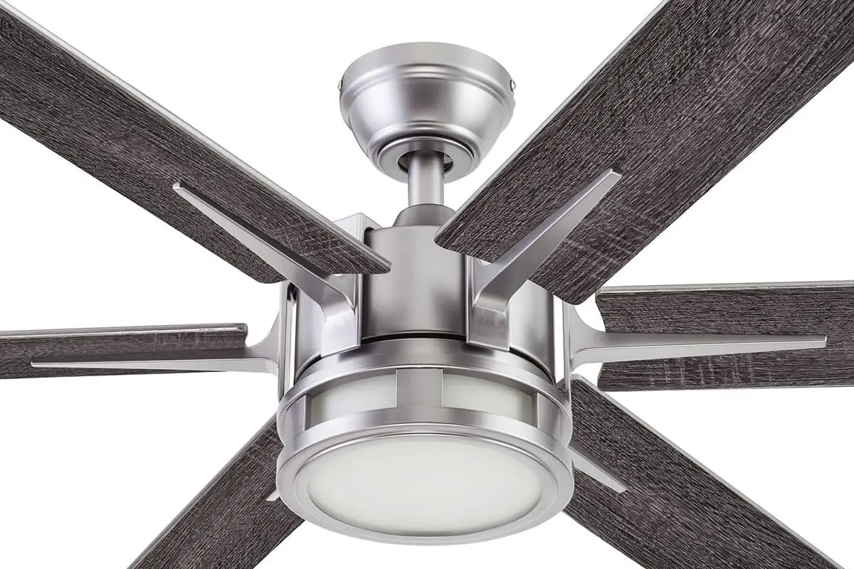 Honeywell Ceiling Fans Kaliza, 56 Inch Indoor Modern LED Ceiling Fan with Light and Remote Control, Dual Mounting Options