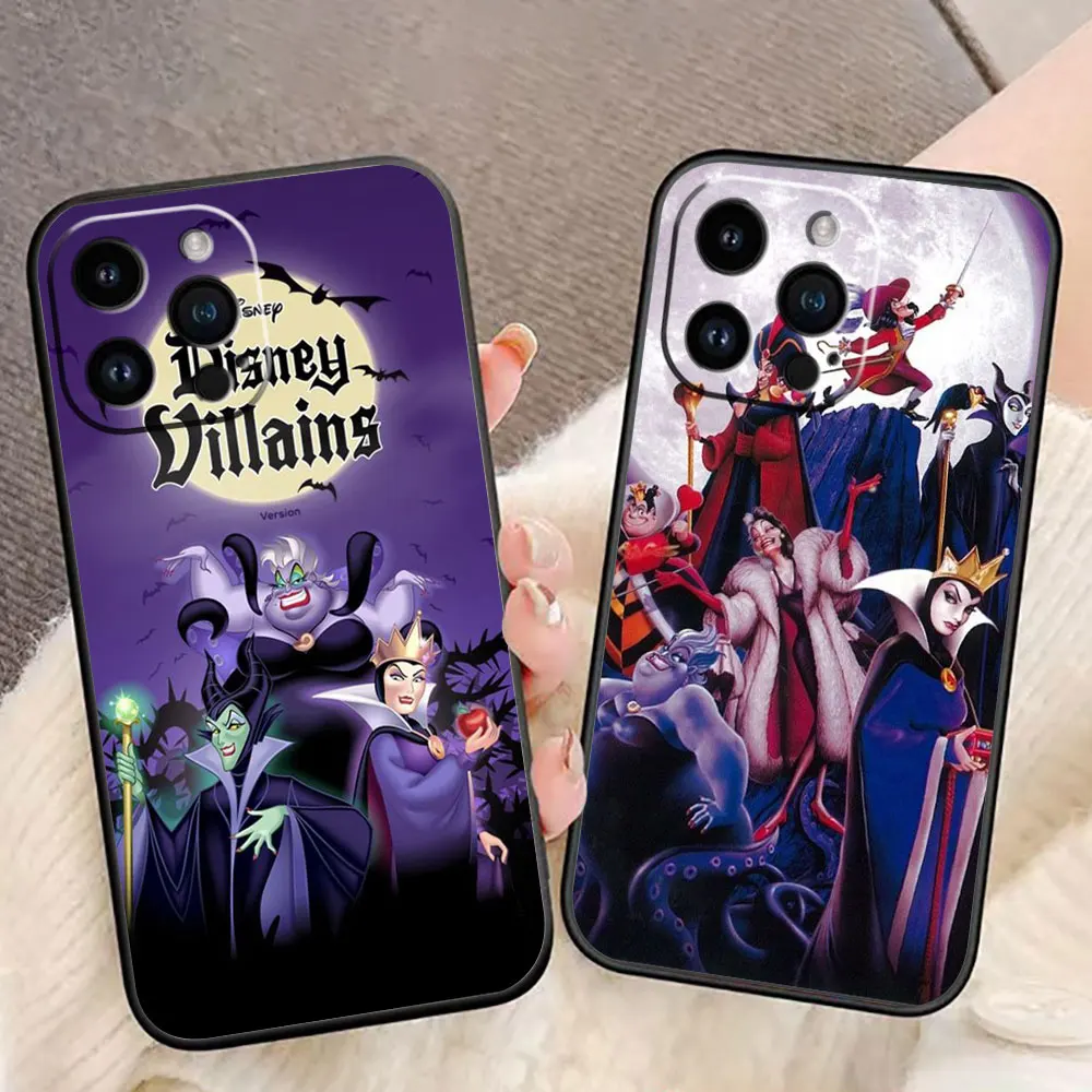 Disney Villain Queen Phone Case For iphone 16 15 14 13 12 11 Pro XS Max Mini X SE 2020 2022 8 7 6 Plus Case Funda Shell Cover