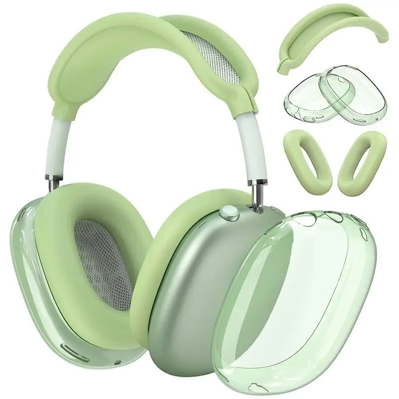 

Protective Cover for Apple Airpods Max, Head Mounted Earphone Case, Silicone TPU Hybrid Earphone Cover