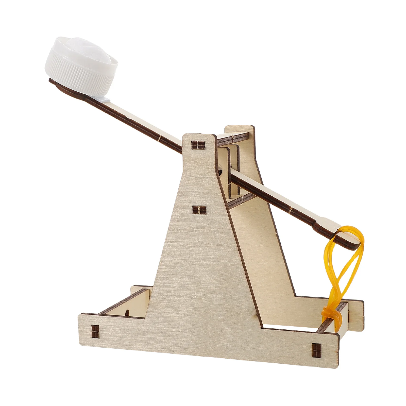 Zestaw do budowy katapulty dla dzieci, drewniany projekt konstrukcyjny, odprowadzanie pocisków, nauka o siłach i ruchu, maszyna do samodzielnego montażu, kreatywny projekt.