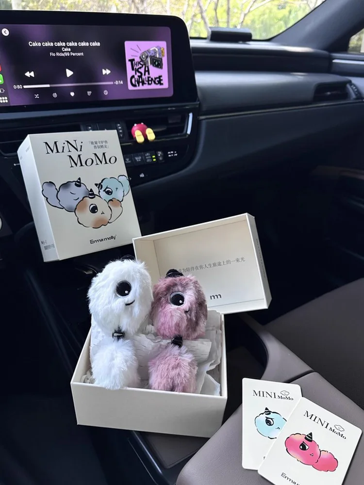 Emma Molly Momo gros oeil parfum elfe Mini peluche poupée voiture désodorisant sac charme décoration de la maison ornement multi scène cadeau