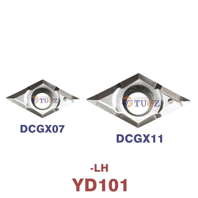 Original DCGX11T302-LH YD101 Aluminum Insert Cutting Tool Carbide Wood Turning Tools CNC Lathe Tool DCGX 11T304 Turning Insert