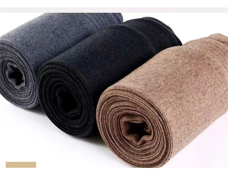 Women's Wool Leggings Slim Pants High Waist Autumn and Winter Cashmere Casual Knitted Pencil Pants Korean Thick Casual pants