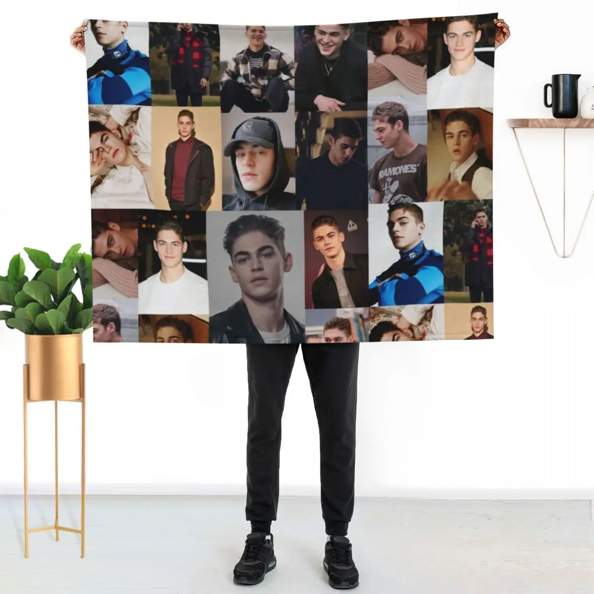 

Hero Fiennes Tiffin Design Throw Blanket Cozy Throw Blanket Birthday Gift for Him Her