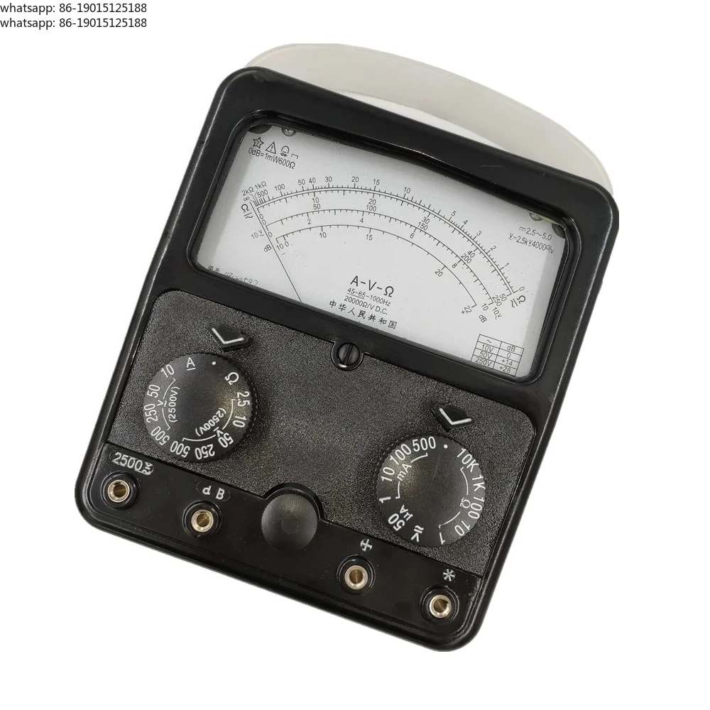 

MF500 Analog Multimeter Volt Ampere Ohm Meter 2500v 20hm 500ma High Precision Analog Pointer Multimeter