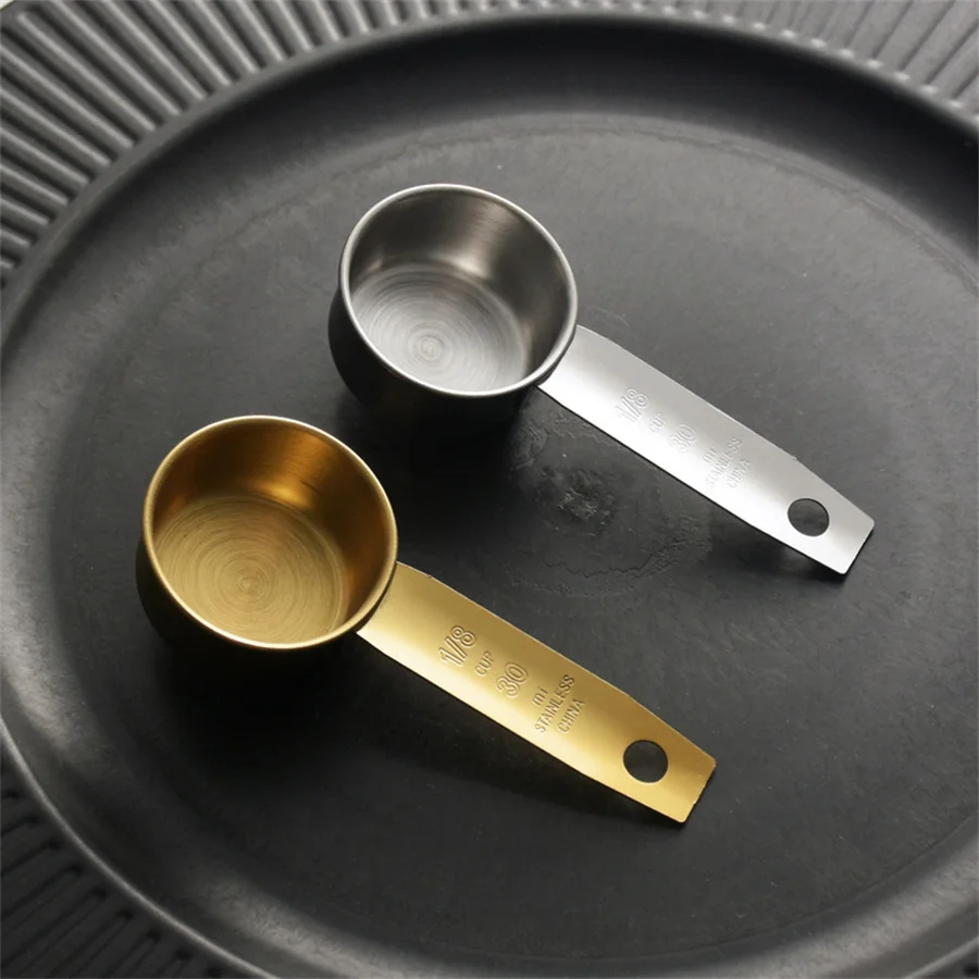 Kitchen Baking Tool Stainless Steel 30ml Measuring Spoon Seasoning Measuring Spoon Coffee Powder Milk Powder Spoon