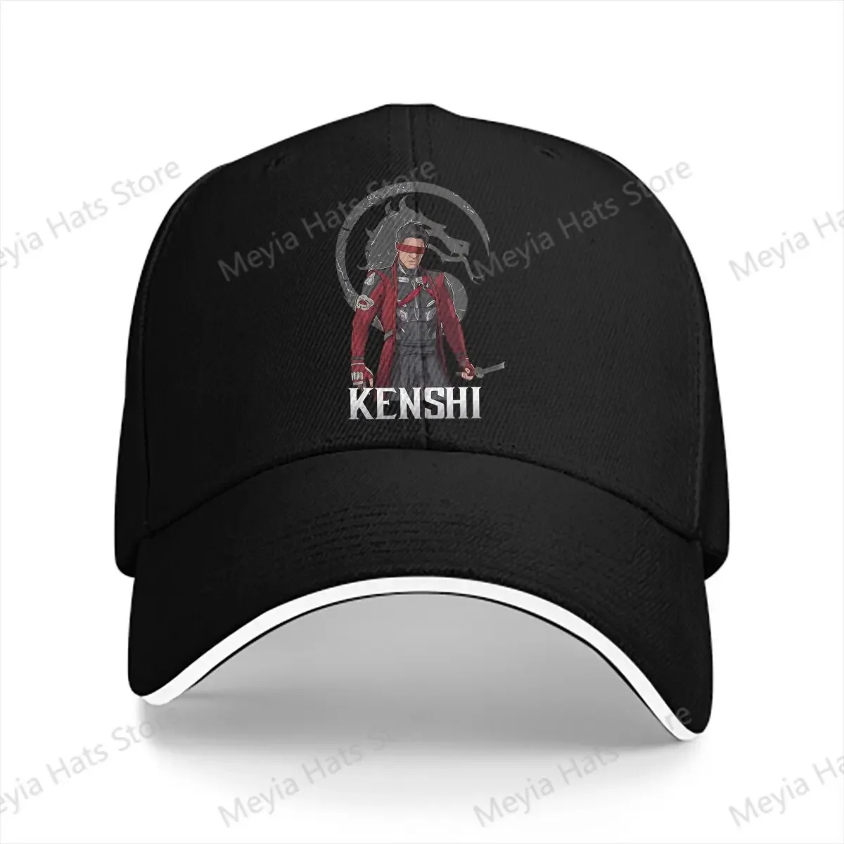 Kenshi Mortal Kombat Anime Multicolor Hat Peaked Women's Cap Personalized Visor Protection Hats