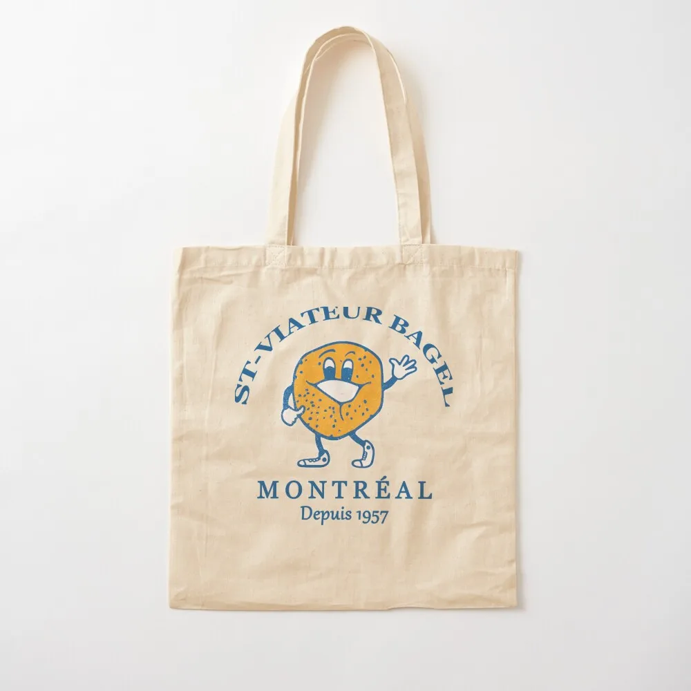 Bagels Are booming ST Viateur Bagel Montreal Depuis 1957 Essential Tote Bag Lady bags tote bag men Canvas Tote Bag