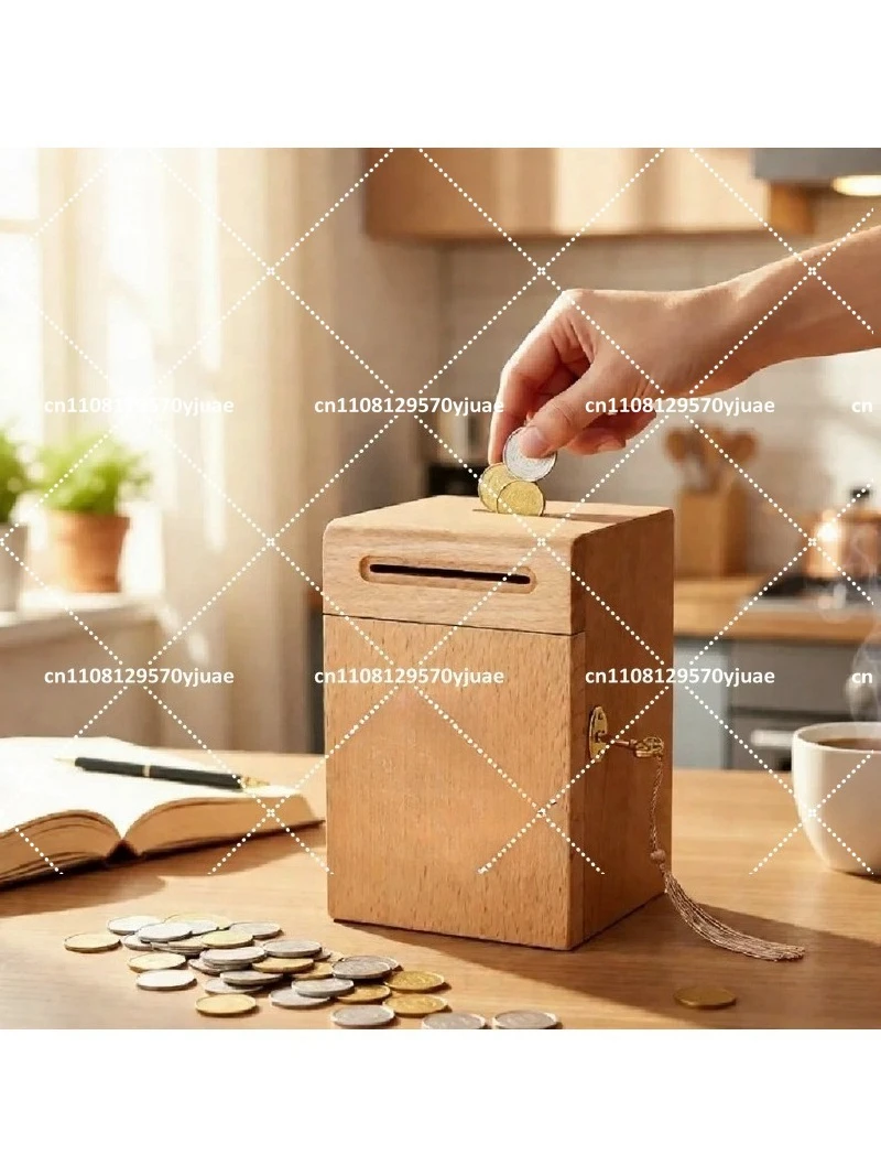 Kids Interactive Password Safe Piggy Bank - One-Way Deposit Money Box Toy Gift for Boys Girls