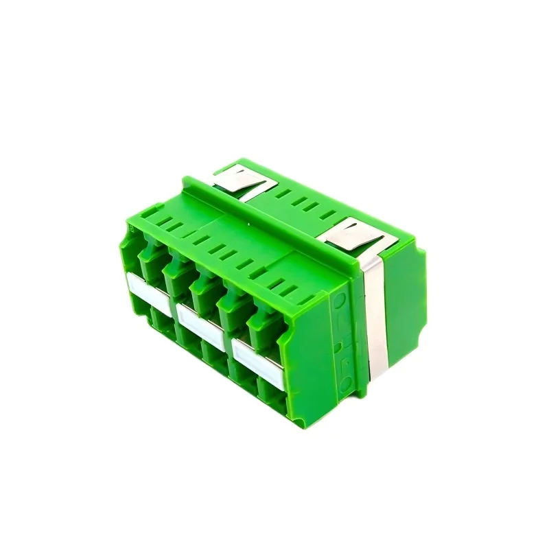12 ports LC Fiber Optic Adapter 2000pcs 12C Flange Anti Laser High Density LC optical fibre coupler 6 duplex LC/APC 12 cores