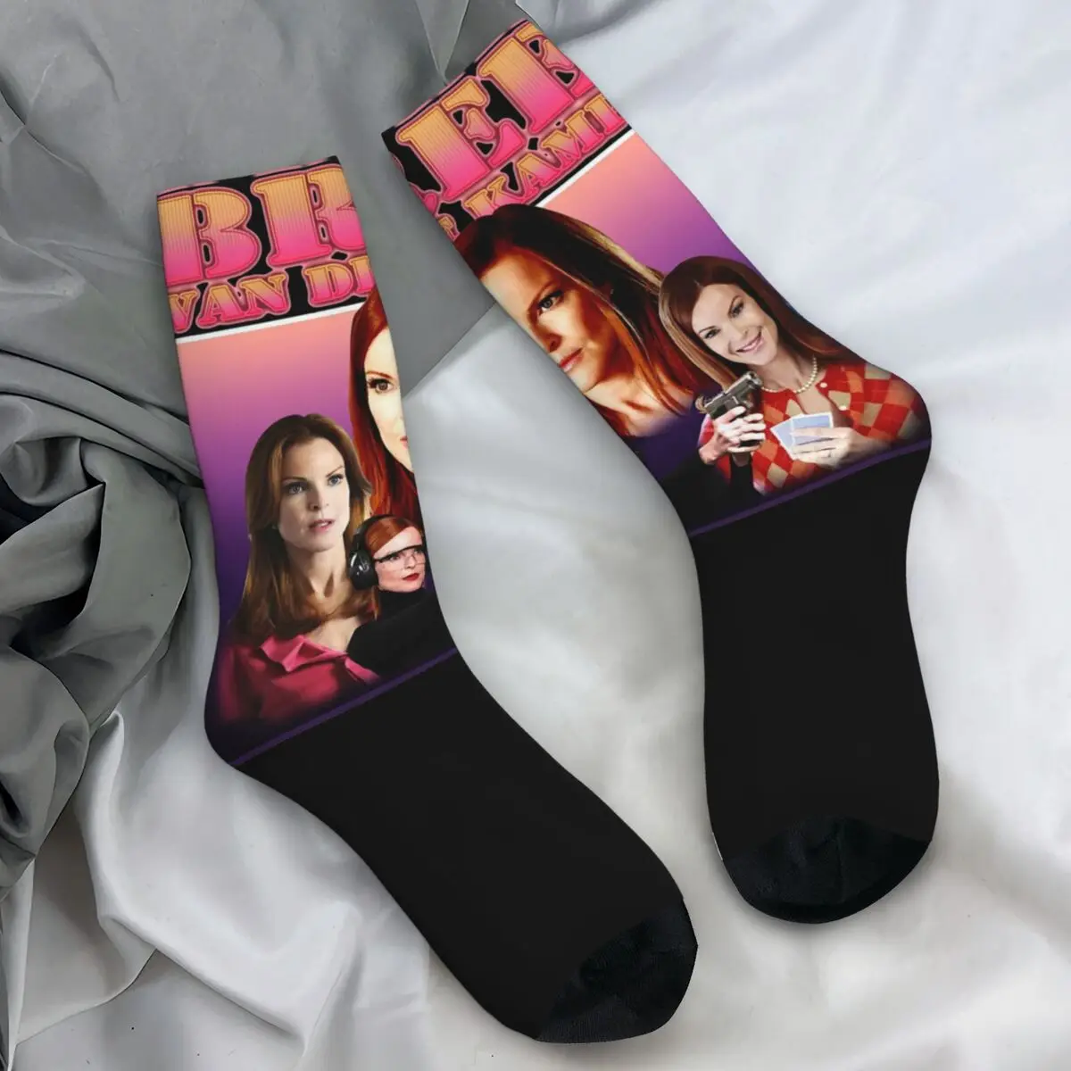 Men Socks Bree Van De Kamp Homage Stockings Spring Elegant Soft Breathable Socks Graphic Running Sports Anti Slip Socks