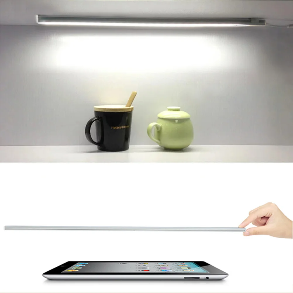 

Led Cabinet Stairs Light Touch Dimming Usb Sensor Night Light Closet Drawer Lamp Garage Basement White Bar