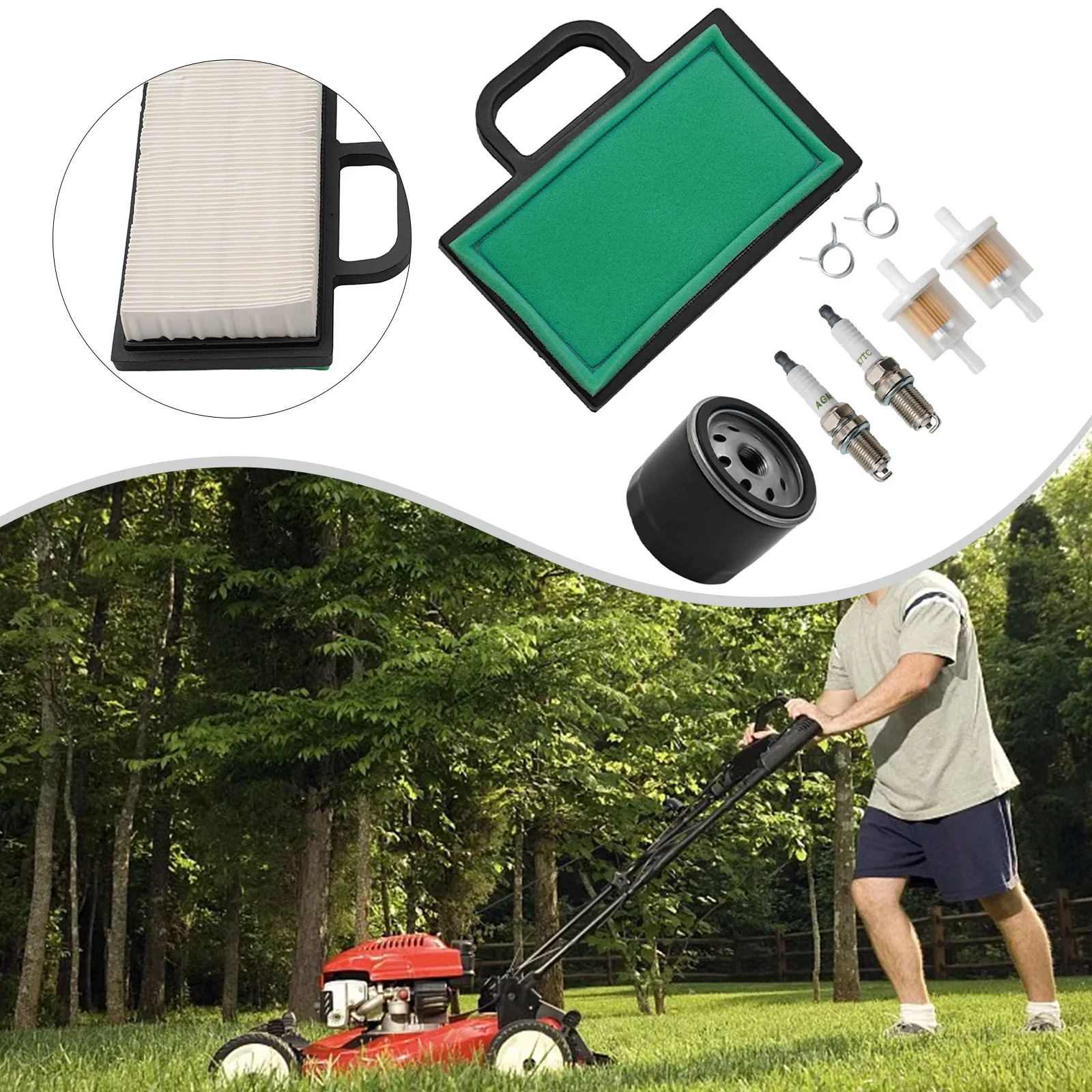 Engine Tune Up Kit with Multiple Filter Options Including 499486 499476S 698754 Air Filters and 492932 492056 Oil Filters