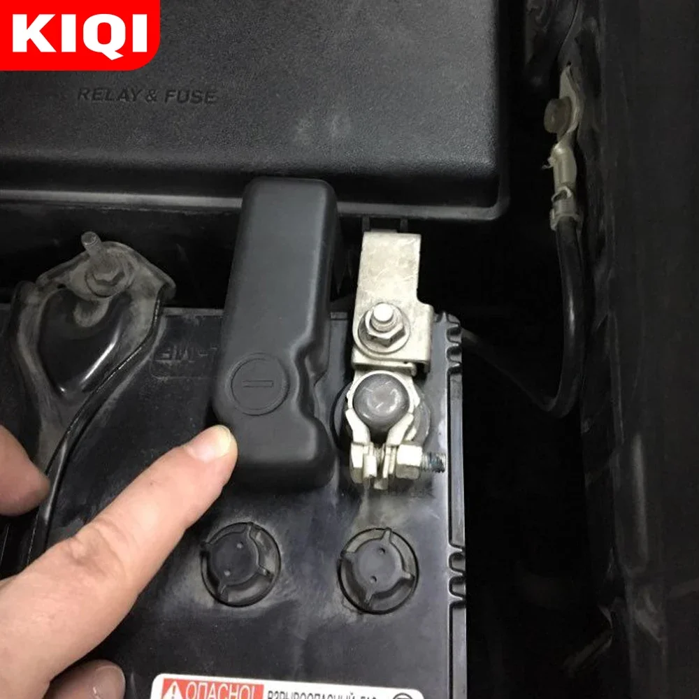 Dla Toyota FJ Land Cruiser Prado 150 V8 200 2010-2017 akumulator samochodowy anoda ujemna obudowa ochronna 2013 2014 2015 2016 akcesoria