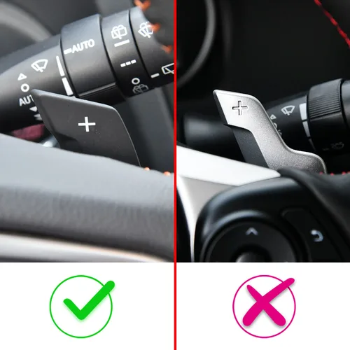 Imagen 2 del producto Para Subaru XV Crosstrek Impreza Forester Outback Legacy Ascent BRZ extensión de palanca de cambios de volante 2026 2025 2024 2023