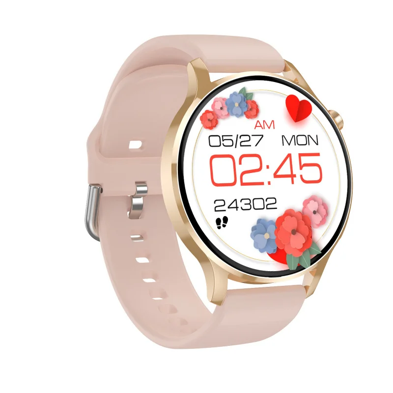 Reloj multifunción para mujer, accesorio de pulsera deportivo con control del ritmo cardíaco, llamadas, compatible con dispositivos móviles, novedad de 2024