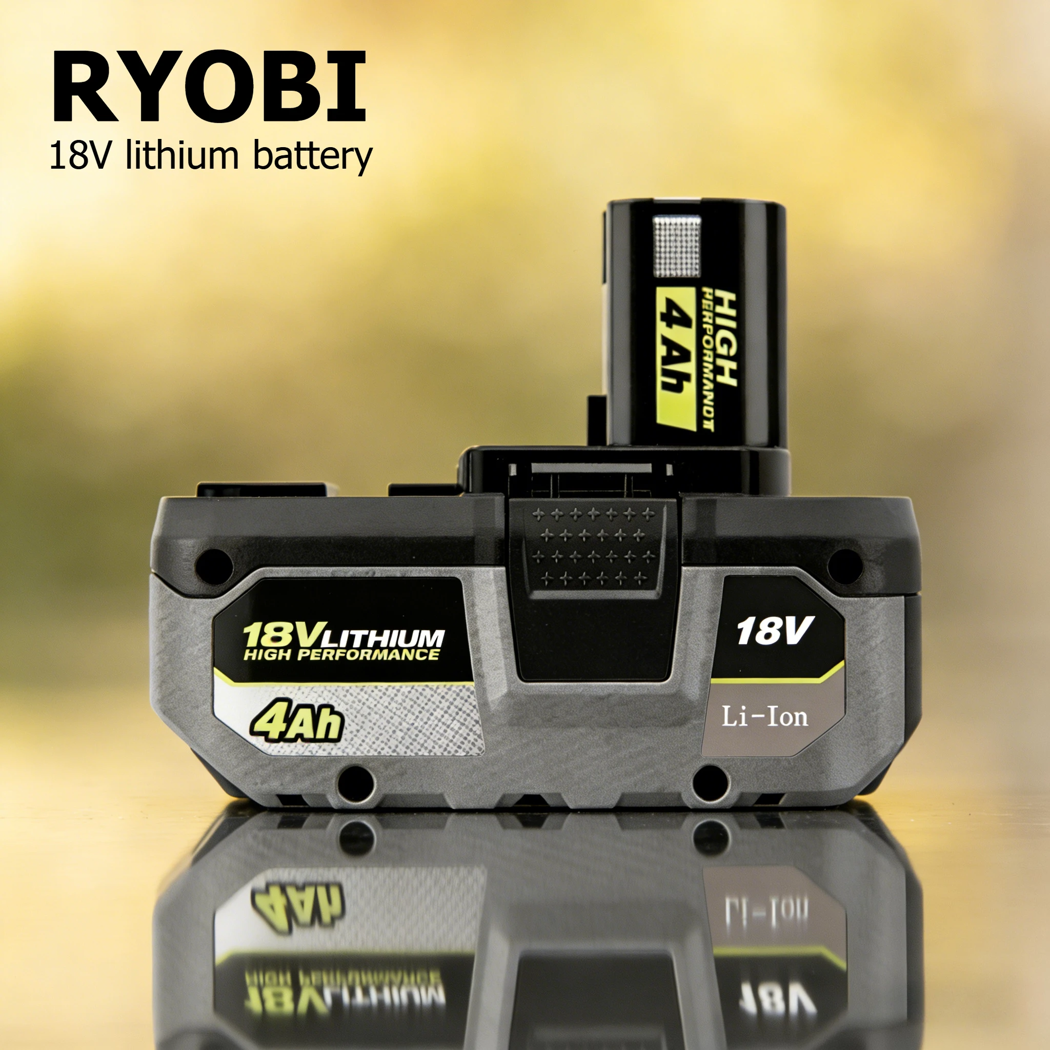 

4Ah-8Ah For RYOBI 18V High-performance Battery Lithium-Ion Power for all tools P108 P107 P105 P104 P103 P102