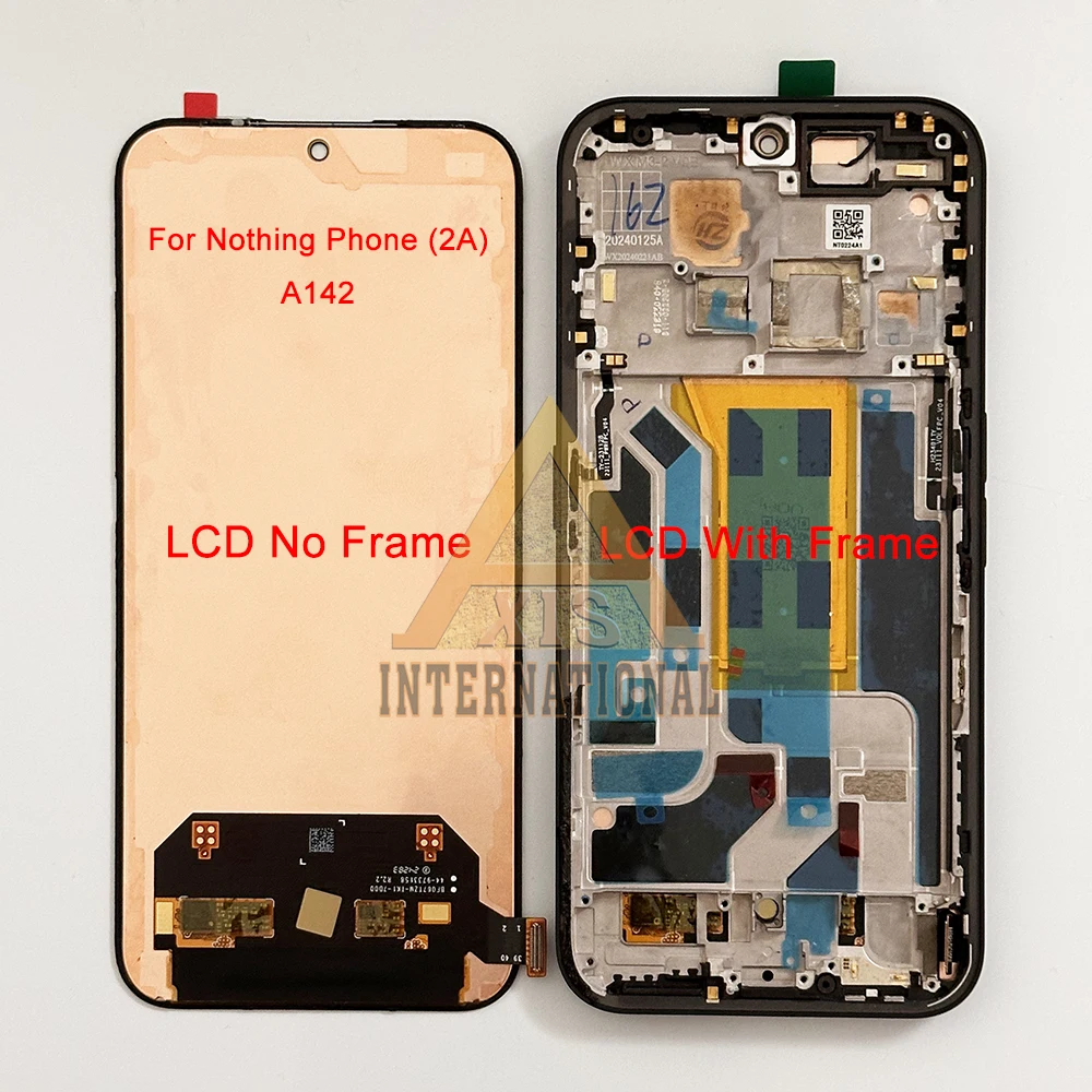 Original OLED 6.55\'\'For Nothing Phone (1) A063 LCD Nothing CMF Phone 1 Screen Frame+Touch For Nothing Phone 2 A065/ 2A A142