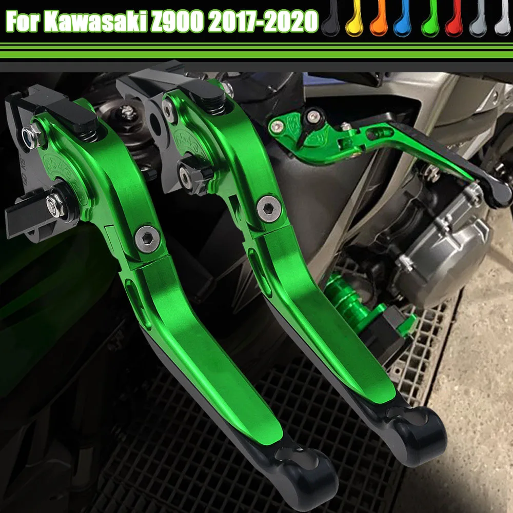 

Motorcycle Brake Clutch Levers For Kawasaki Z900 2017-2020 CNC Folding Adjustable Motorcycle Modified Clutch Brake Levers Parts