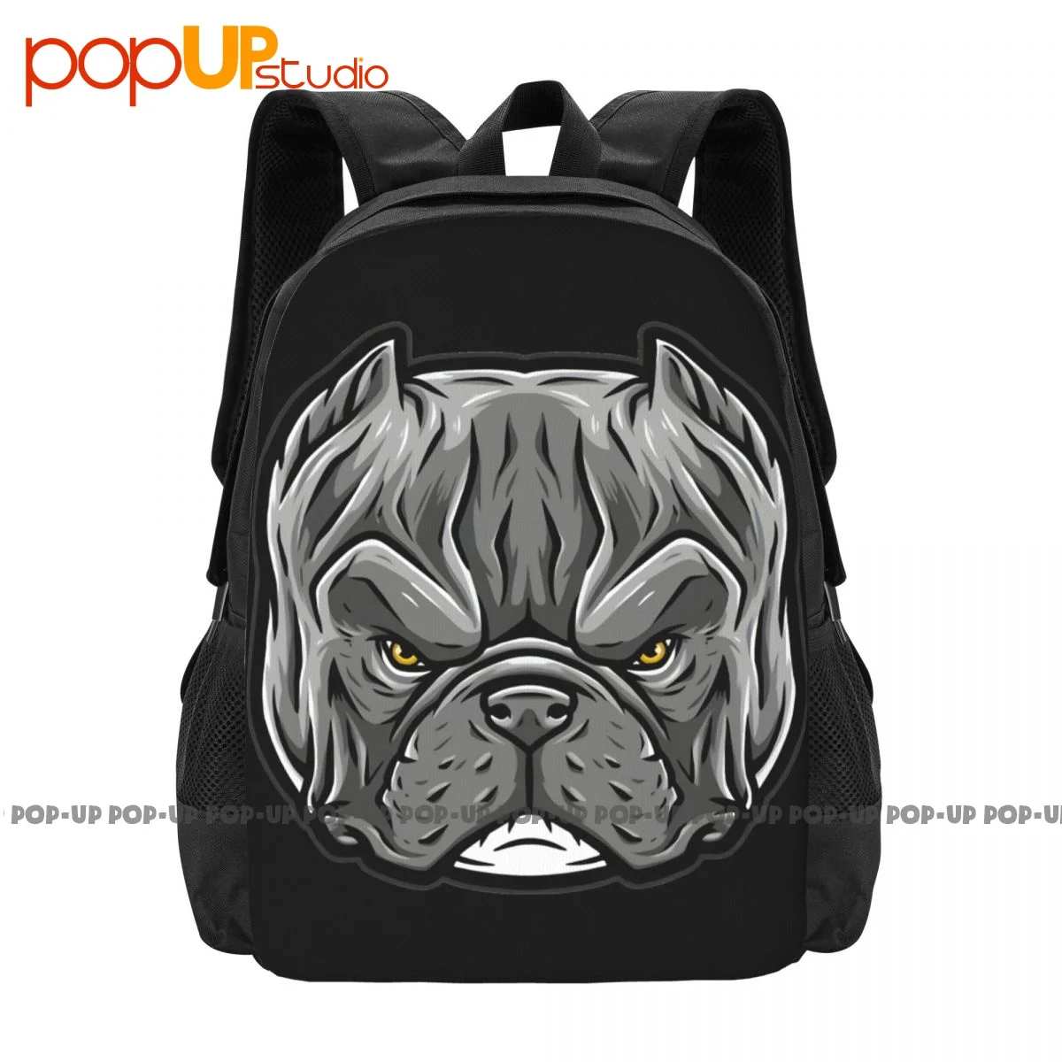 American Exotic Bully Pit Bull Backpack Large Capacity Vintage Portable Gym Tote Bag School Sport Bag