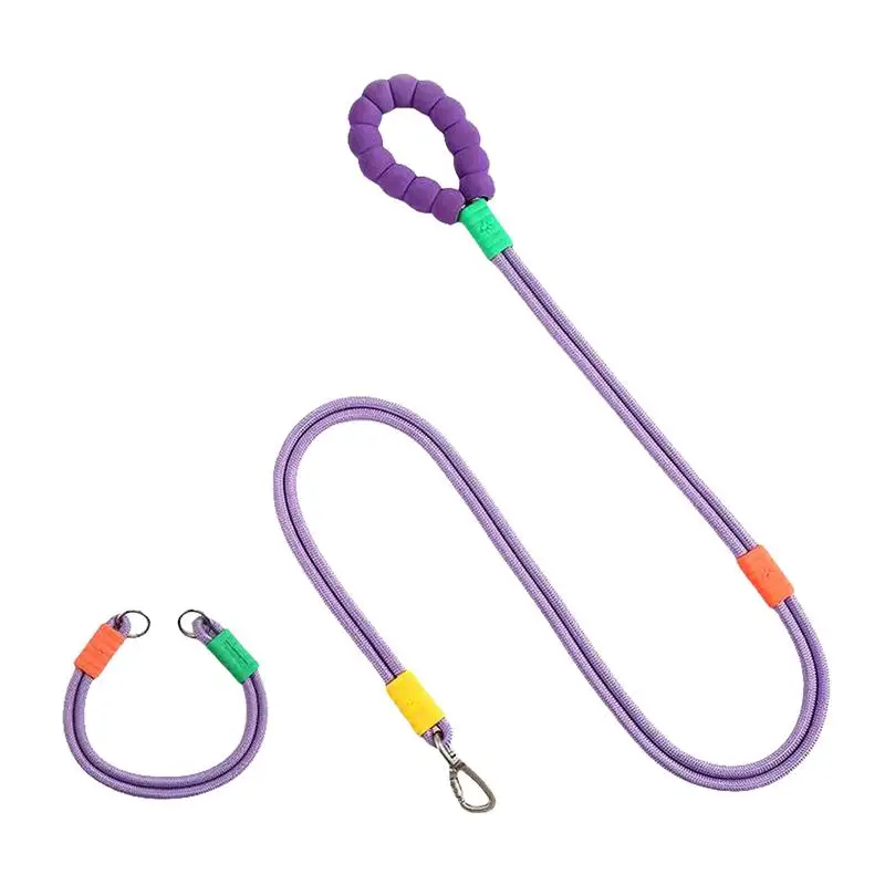 

Dog Cloud Slip Lead Adjustable Leashes Rope With Padded Handle 1.5m Reusable Pet Supplies Animal Exercise Accessories For