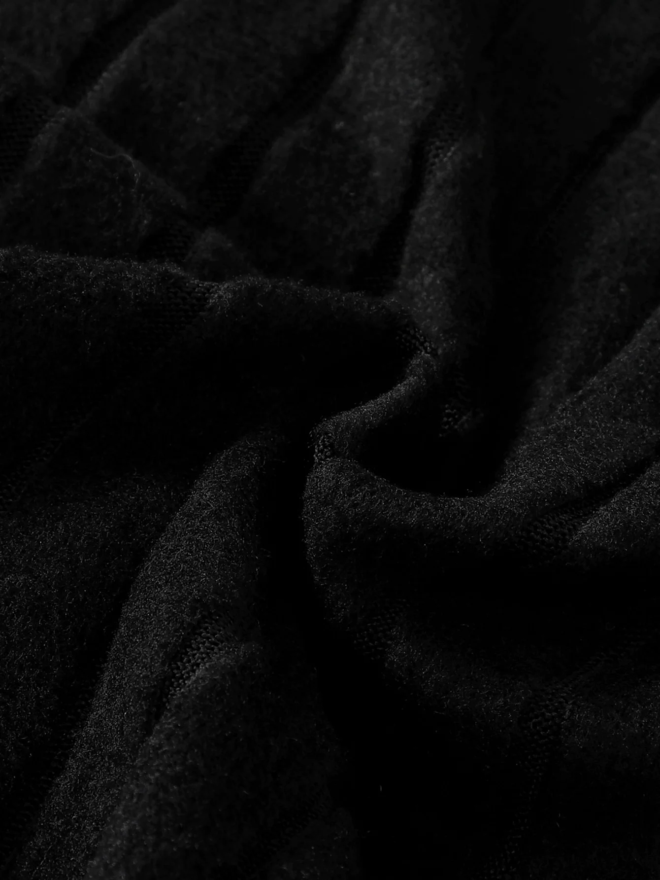 Mädchen Slim Fit Langarm Fleece-Kleid Geripptes Casual Schwarzes Kleid 7-14 Jahre Alt Einteiliges Herbst-Winter Modekleid – Detail 7