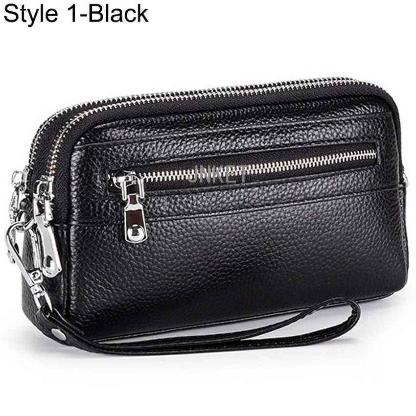 Fashion Women Shoulder Bag Double Zippers Clutch Bag Casual Crossbody Bags Ladies Sling Bag