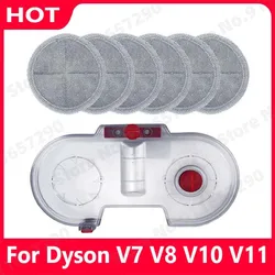 Electric Water Tank+6 Mop Cloths For Dyson V7 V8 V10 V11 Vacuum Cleaner Accessories Housheold Cleaning Tool Mopping New