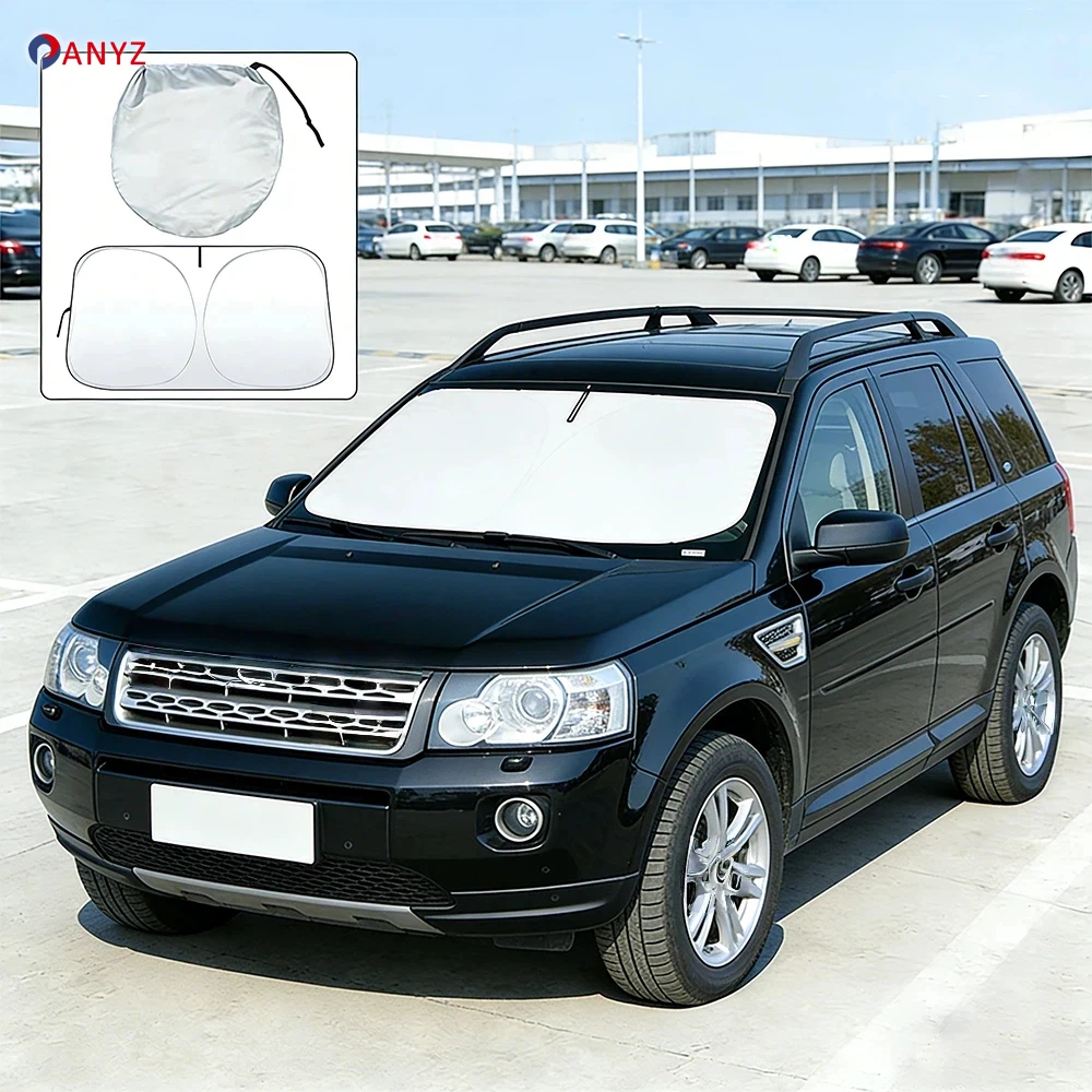 Car Windshield Sun Shade For Land Rover Freelander Sunshade Sun Visor Protector Foldable Blocks UV Rays