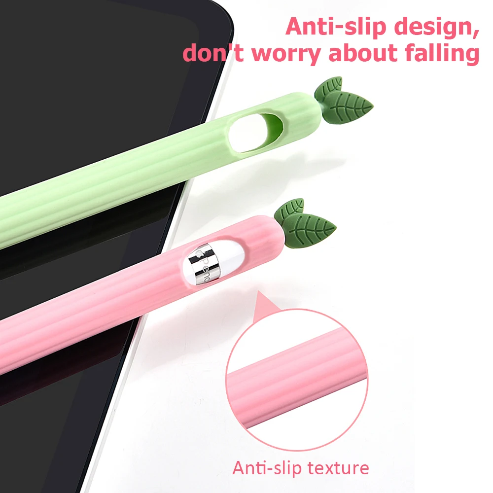 Cute fruit Silicone Pencil Case For Apple iPad Pencil 1st 2nd generation Protective Cover Tablet Touch Pen Suits for iPencil 1 2