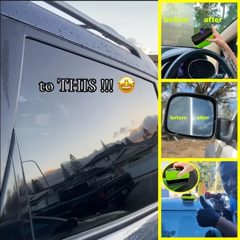 

Новая губка-щетка для очистки автомобильных стекол, средство для удаления масляной пленки с лобового стекла автомобиля, очиститель для внутренних стекол.