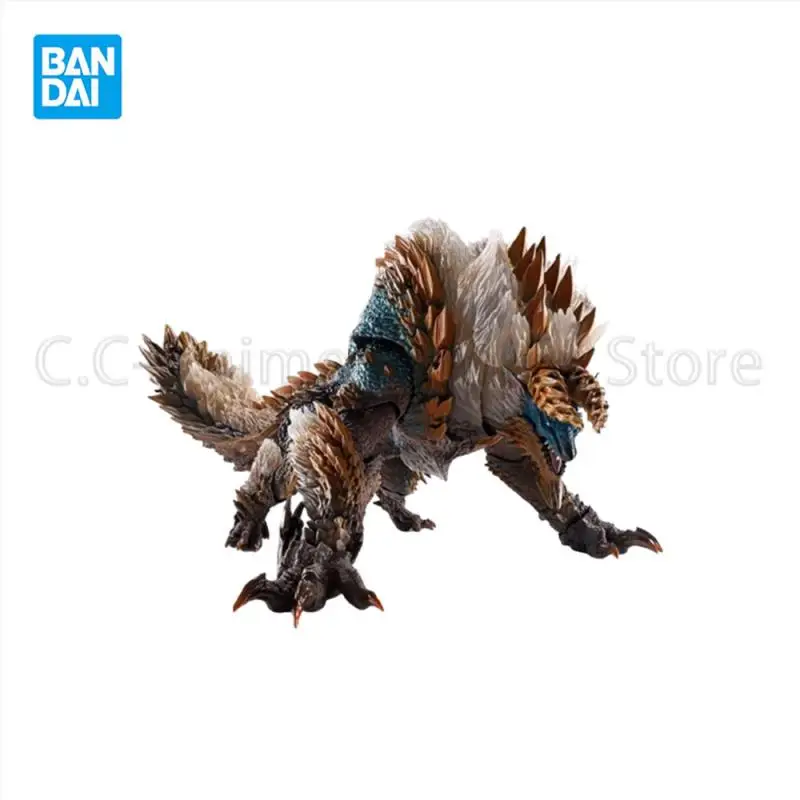 

Original Bandai S.H.MonsterArts Monster Hunter World Iceborne Comic MHP Kinoga Zinogre Shm Action Figure Doll Model Children Toy