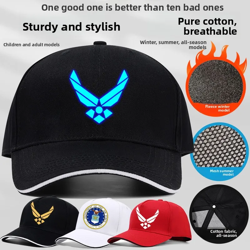 暗闇で光る迷彩柄野球帽-純綿アウトドアハット-防風日よけ-暖かい調節可能なレトロスタイル-男女兼用