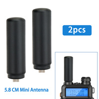 ABBREE Mini Antenna SMA-Female High Gain Short Small Antenna For Walkie Talkie Baofeng BF-888S UV-5RH QUANSHENG UV-K5 K5(8)