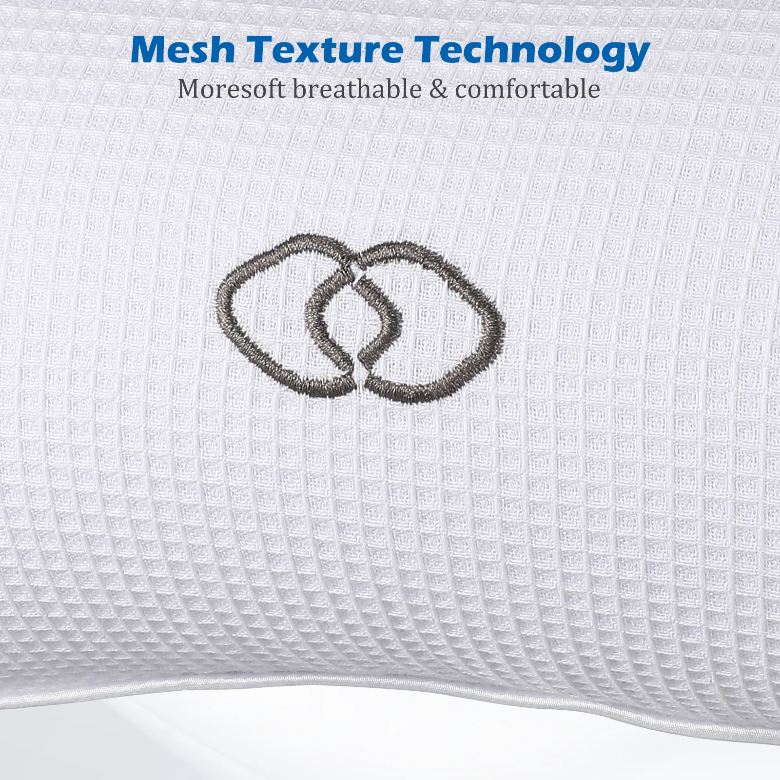 

For Bathtub With Suction Cups Spa Bath Pillow Head Neck Support Inflatable Pvc Air Bags Mesh Texture Anti-Slip Bath Cushion
