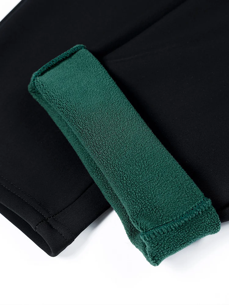 Pantaloni caldi in pile invernale di alta qualità da uomo con coulisse in vita elastica all'aperto da jogging floccaggio pantaloni casual maschili taglie forti 5XL