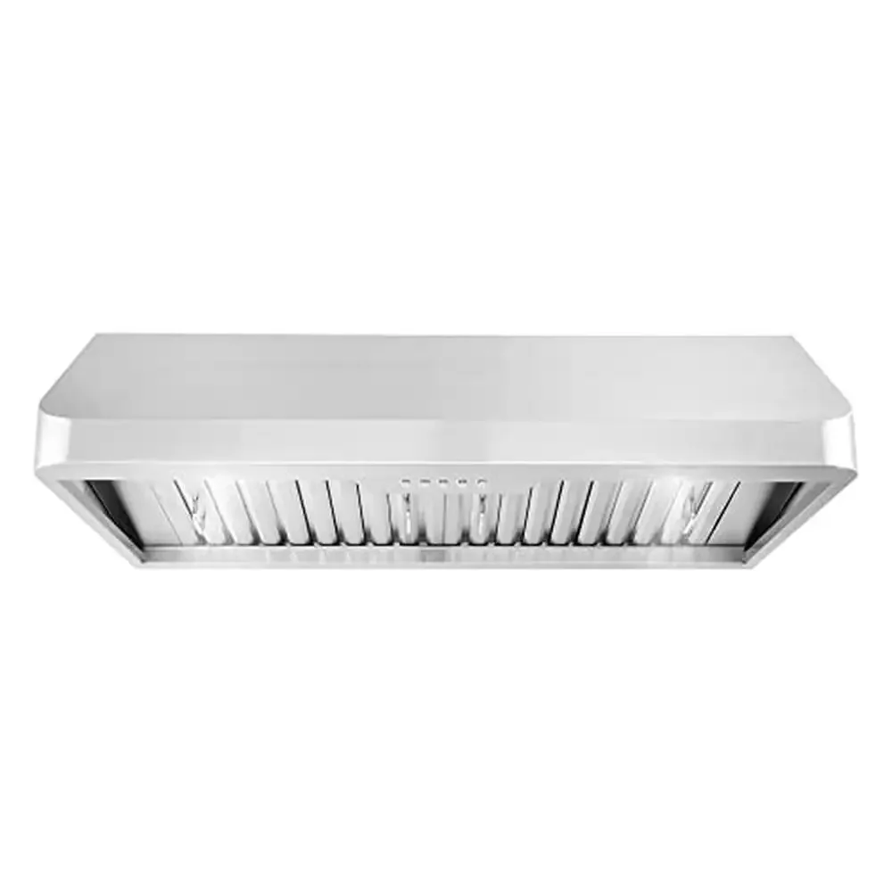 QB90 36 in. Under Cabinet Range Hood with Push Button Controls LED Lights Permanent Filters 500 CFM Twin Motors Noisy-Free