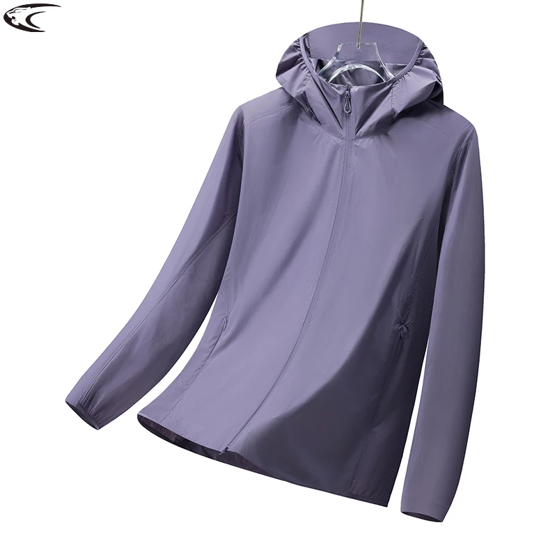 

LNGXO Summer Enhanced Waterproof Jacket Men Women Lightweight Sun Protective Rain Coat Hiking Trekking Climbing Windbreaker