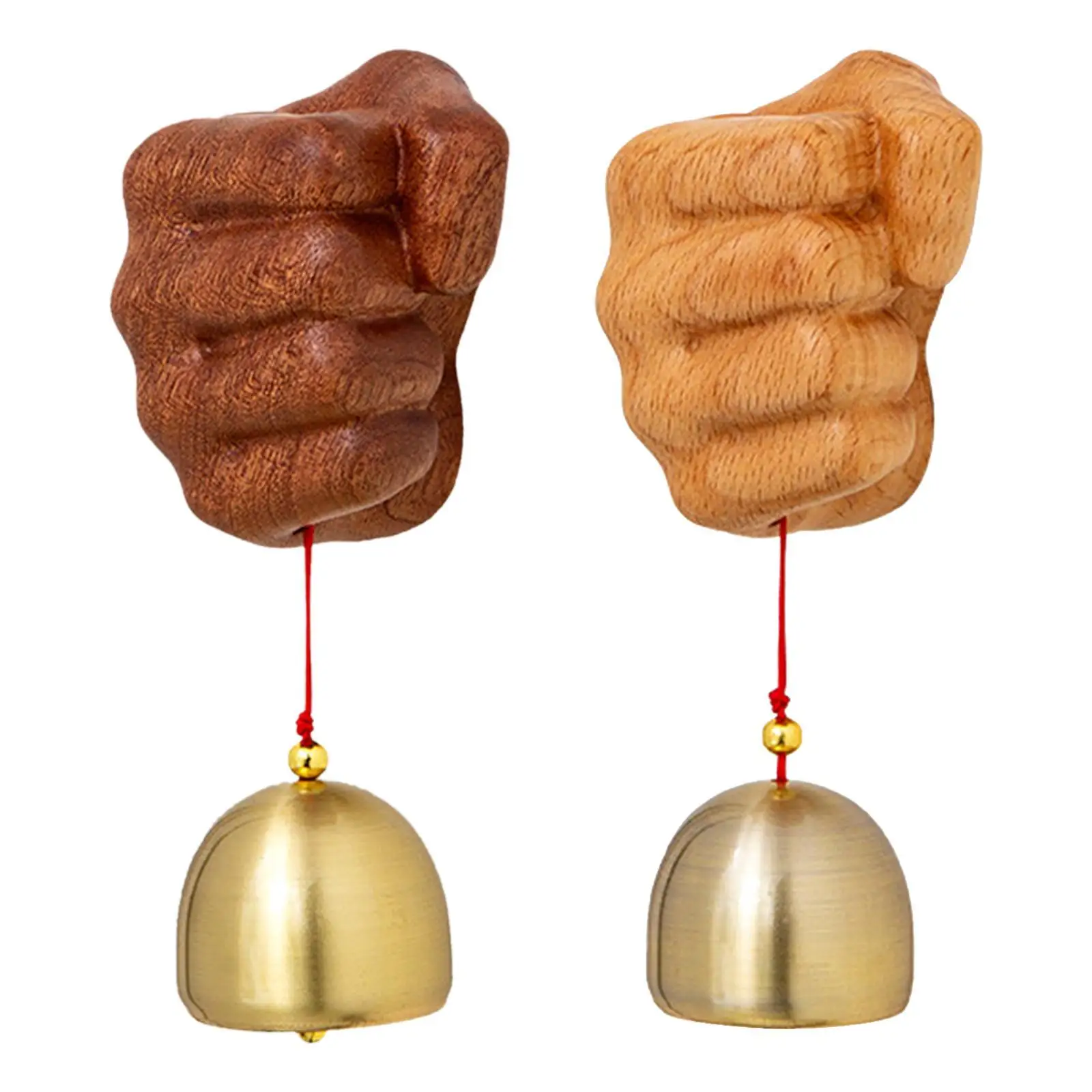 Fist Shapedoor Bell Hanging Wind Chime Decorative Hanging Ornament Knocker Doorbell for Entrance Shop Cafes Window Decoration