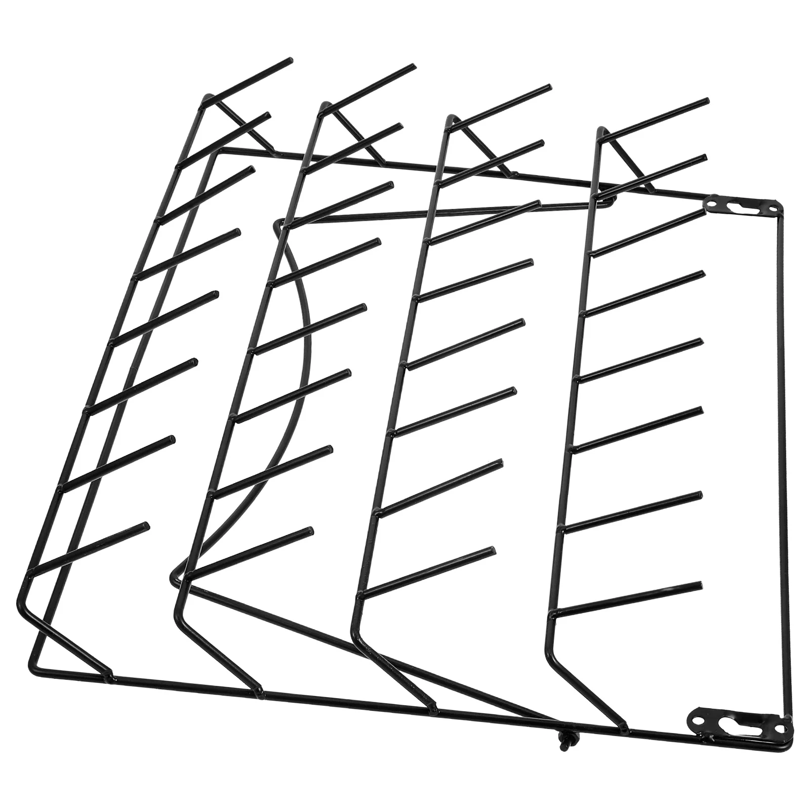

Wall Storage Multifunctional Iron Mug Coffee Drying for Lab Market Popup Large Capacity Easy Install Sleek Design