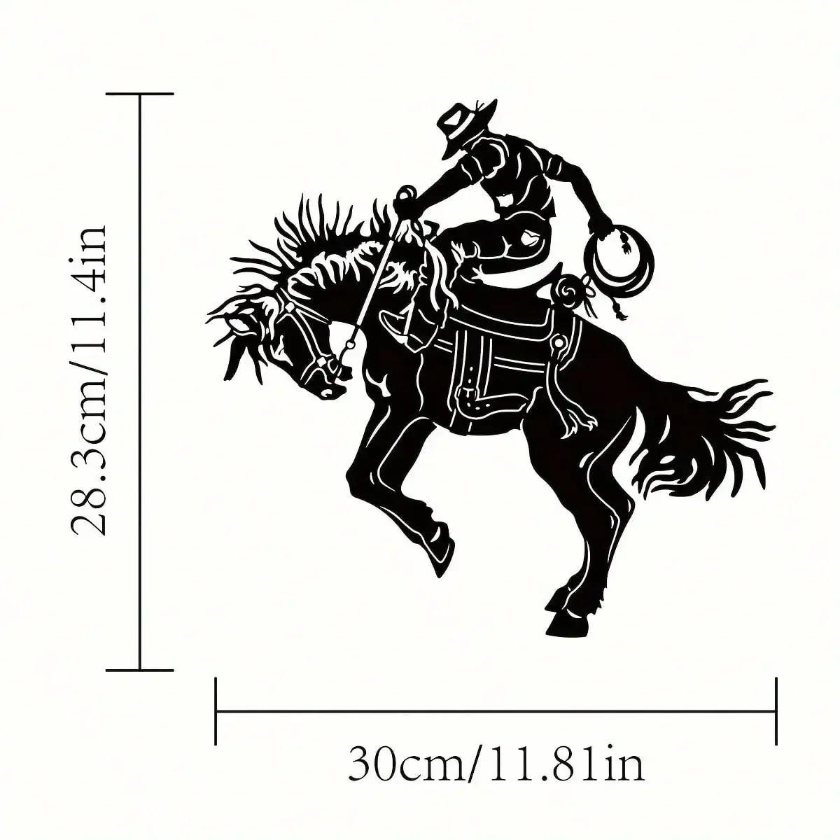 CIFBUY Horse Tiger Metal Wall Art Iron Animal Sculpture Hanging Decor Modern Living Room Bedroom Home Ornament Gift Rustic Sign