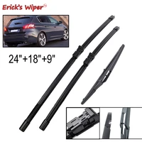Limpiaparabrisas delantero y trasero de Erick, juego de limpiaparabrisas para Peugeot 308 T9 Hatchback 2014 - 2020, ventana de parabrisas de 24 ""+ 18"" + 9""