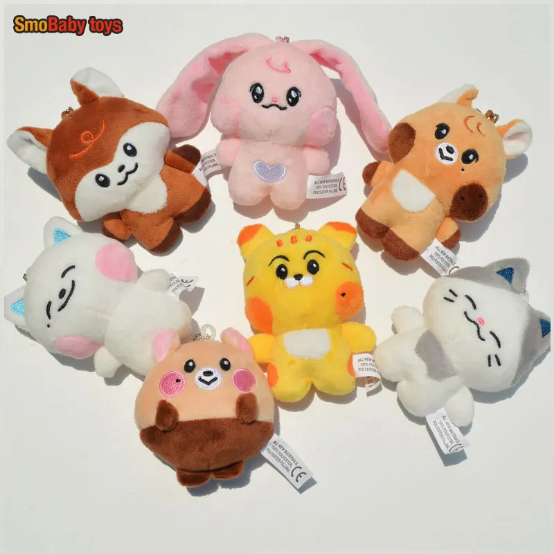 

Kpop DREAMIEZ кукла брелок мультфильм милый тигр кролик кулон брелок для ключей наполнение ПП хлопок игрушка Haechan Jaemin Kkyuping фанаты подарок